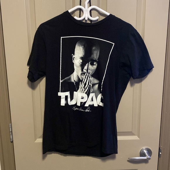 Men’s medium black Tupac Shakur official graphic tee - Picture 1 of 3